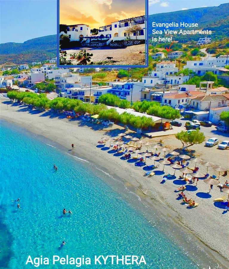 Evangelia House Sea View Apartments Agia Pelagia  Luaran gambar